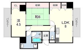 ナガイビルレジデンス芦屋西の間取り画像