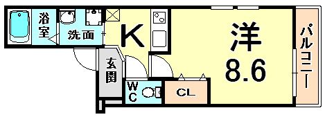 フジパレス北城内EASTの間取り画像