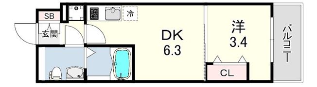 ArtizA尼崎立花の間取り画像