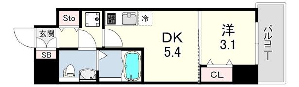 ARTIZA尼崎立花の間取り画像