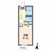 フレグランス篠原南Aの間取り画像