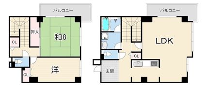 ロイヤル苦楽園の間取り画像