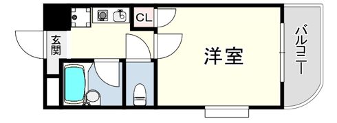 シャルマンフジ御影参番館の間取り画像