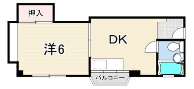 グランディア六甲道駅前の間取り画像