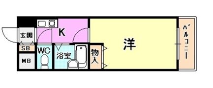 ライフ石町の間取り画像