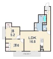 （仮称）尼崎市大庄中通1丁目賃貸住宅 新築工事の間取り画像