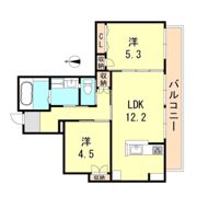 LaLaBrezza芦屋翠ヶ丘の間取り画像