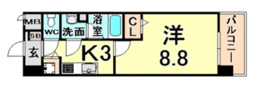 グランシャリオ（尼崎）の間取り画像