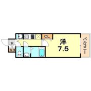 プレサンス三宮フラワーロードの間取り画像