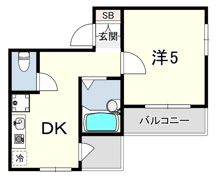 アメニティ東神戸の間取り画像