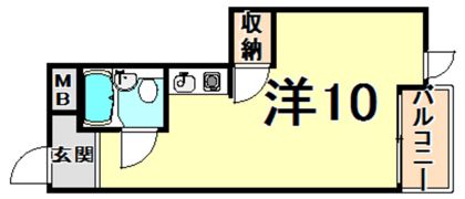 リッチライフ甲子園1の間取り画像