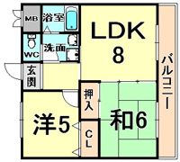 ラポール武庫之荘の間取り画像