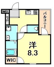 フジパレス尼崎西浦公園I番館の間取り画像