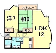 メゾンドール夙川台の間取り画像
