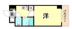 エステムコート芦屋西の間取り画像