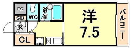 パル武庫川の間取り画像