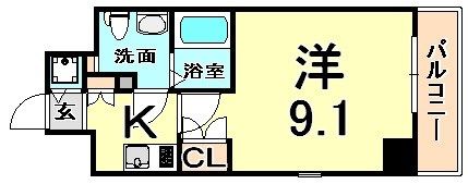 エス・キュート尼崎IIの間取り画像