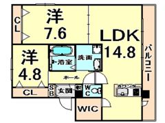 サンオーク荒牧の間取り画像