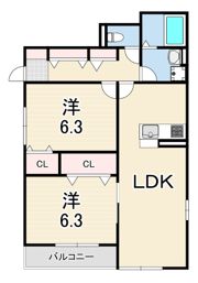 MAISON DE HIRO 2の間取り画像