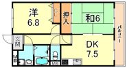 カサグランデ魚崎1の間取り画像