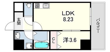 仮称）西本町マンションの間取り画像