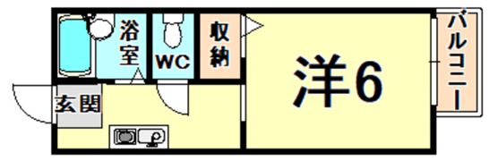 ハイツクレセントの間取り画像