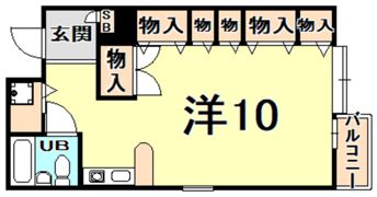 yamatochi甲風園の間取り画像
