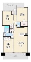 プラウド伊丹郷町レジデンスの間取り画像
