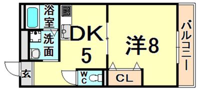 フェアリーテール出屋敷の間取り画像