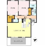 サザンコートB棟の間取り画像