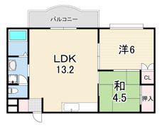 ラフォーレ武庫の間取り画像
