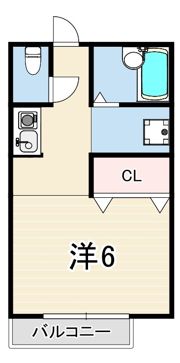 パシフィック稲野の間取り画像