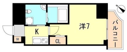 セレニテ神戸元町クレアの間取り画像