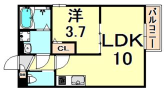フィノ塚口の間取り画像