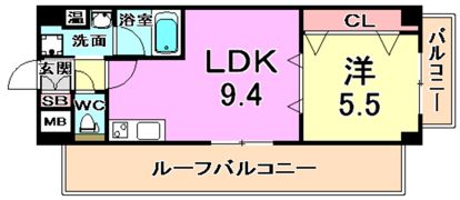 ロアール神戸住吉の間取り画像