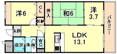 ピノサンテの間取り画像