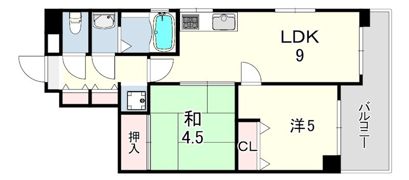 甲南第11兵庫コーポラスの間取り画像