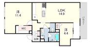 アプリーレ住吉本町の間取り画像