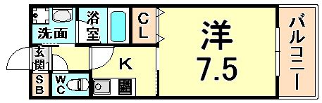 プレジオ尼崎の間取り画像