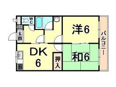 メゾンモナムールの間取り画像