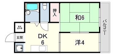 甲南ビルの間取り画像