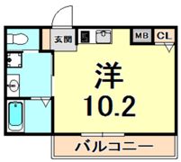 サンヴェルデ西宮の間取り画像
