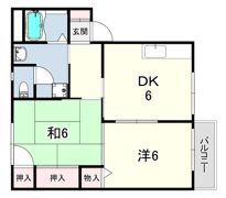 メゾン若山の間取り画像
