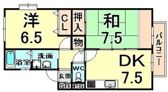 リバーパークコートの間取り画像