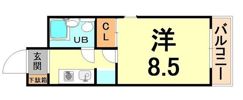 猪名寺パークマンション2の間取り画像