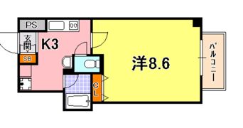 MASANI三宮の間取り画像