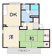 甲陽パンションA棟の間取り画像