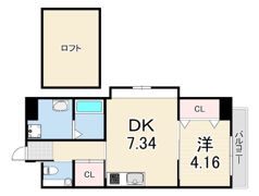 ブルーノ夙川の間取り画像