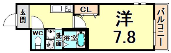 フジパレス東中道公園前の間取り画像