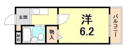 ICROSSAM西宮の間取り画像